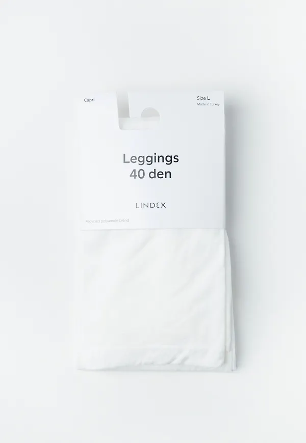 Caprileggings i 40 denier med matt yta