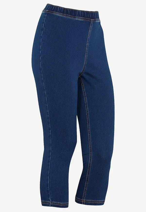 Caprileggings i denim