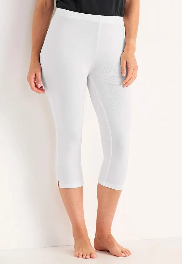 Caprileggings med sidoslitsar