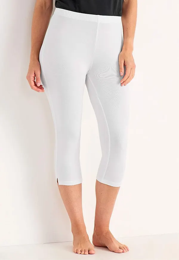 Caprileggings med sidoslitsar