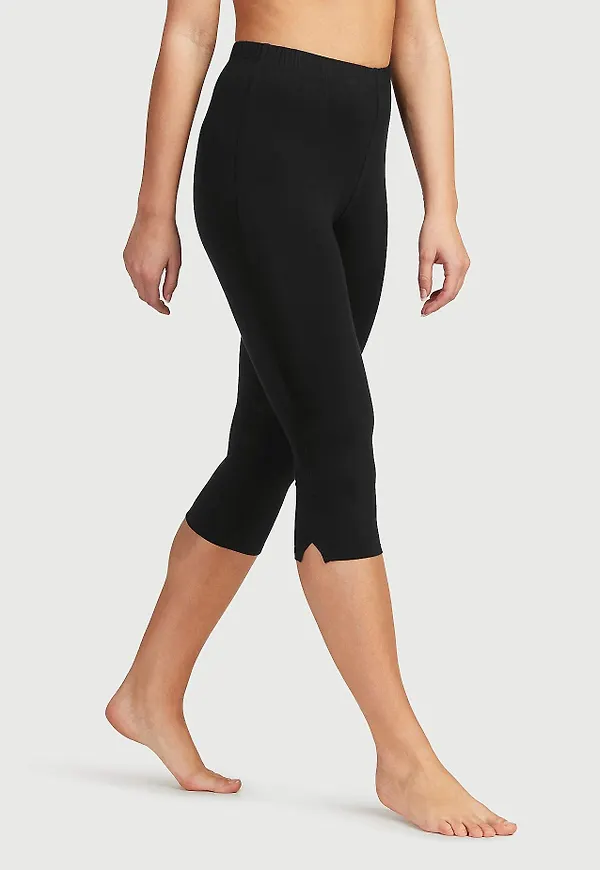 Caprileggings med sidoslitsar