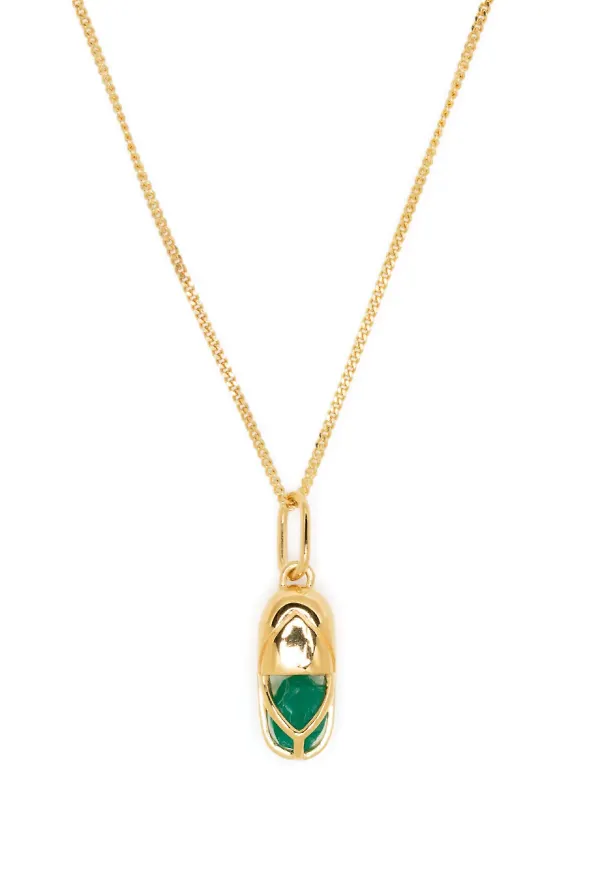 Capsule Eleven Capsule halsband med onyx - Guldfärgad