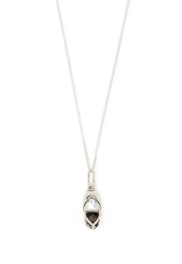 Capsule Eleven Capsule halsband med onyx - Silverfärgad