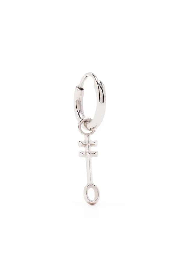Capsule Eleven hoop med symbol - Silverfärgad
