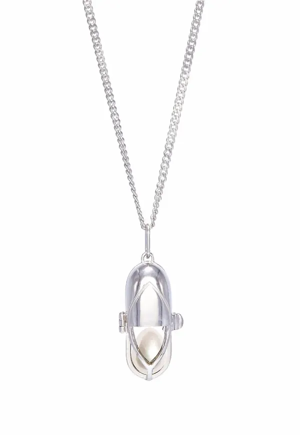 Capsule Eleven pärlhänge - Silverfärgad