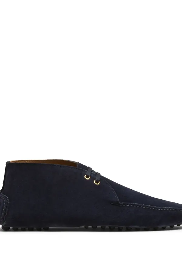 Car Shoe ankelboots i mocka - Blå