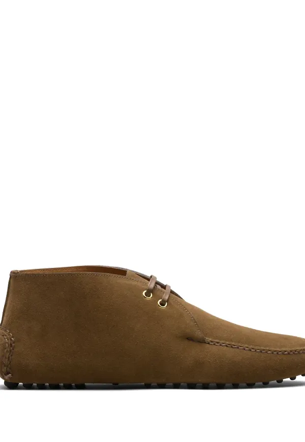 Car Shoe ankelboots med snörning - Brun