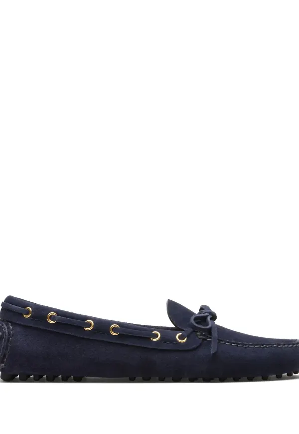 Car Shoe bilskor i mocka - Blå