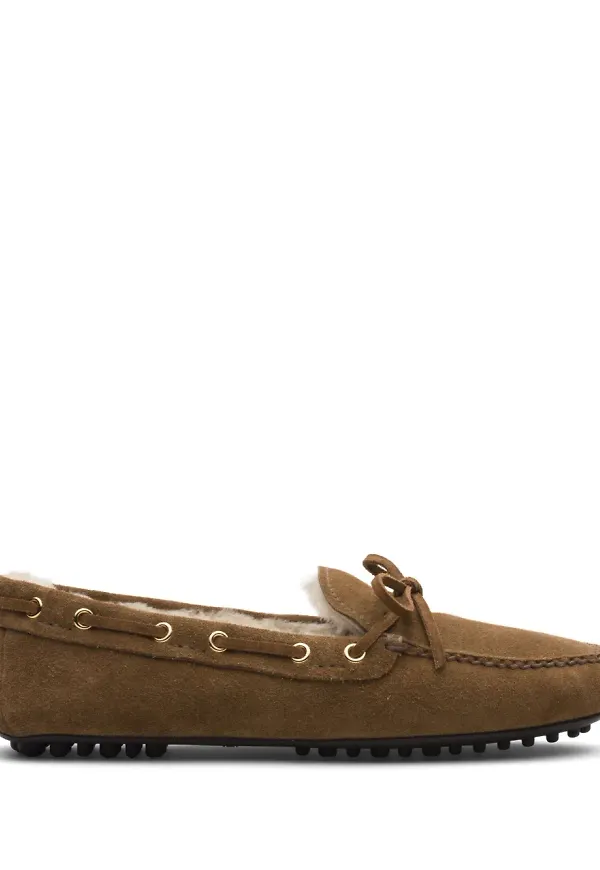 Car Shoe bilskor i mocka - Brun