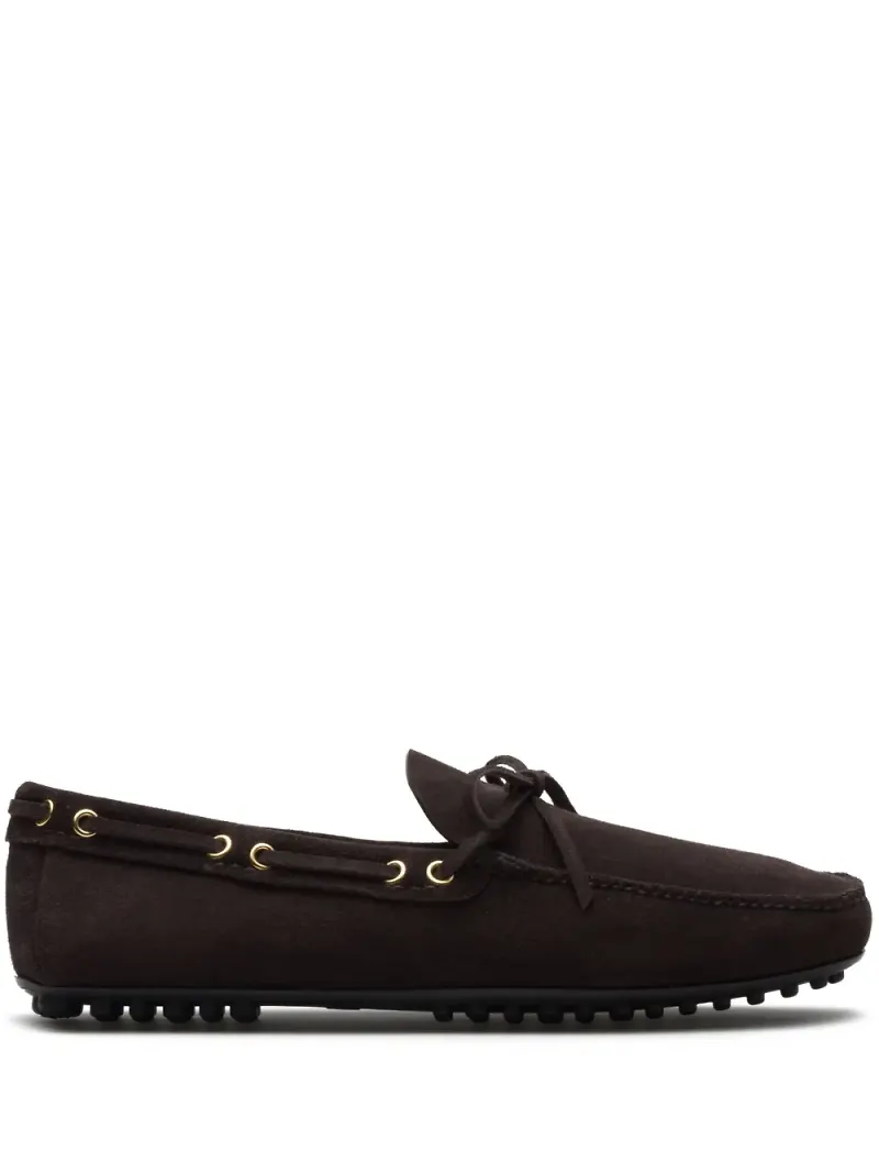 Car Shoe bilskor med tofsdetalj - Brun