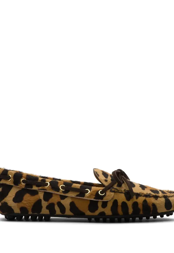 Car Shoe djurmönstrade loafers - Brun