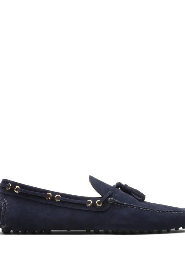 Car Shoe seglarskor med tofsdetalj - Blå