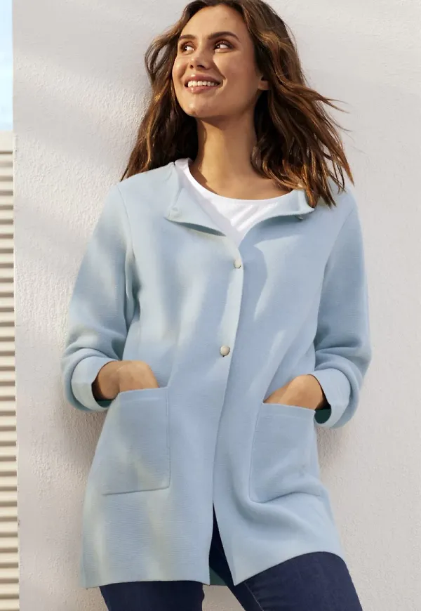 Cardigan i bomull