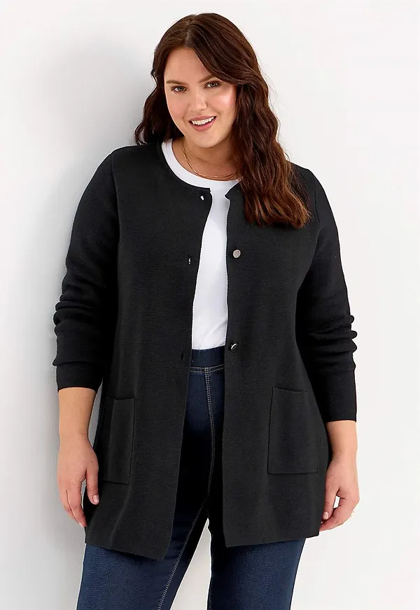 Cardigan i bomull