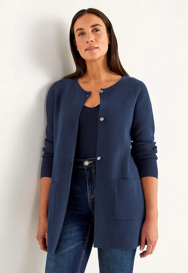 Cardigan i bomull
