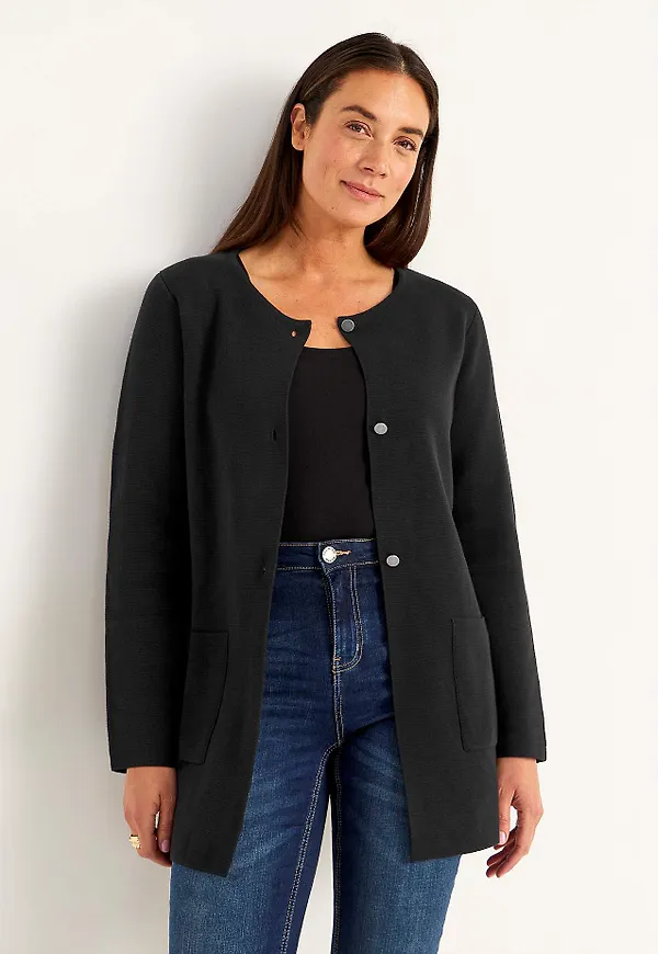 Cardigan i bomull