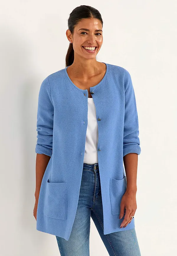 Cardigan i bomull