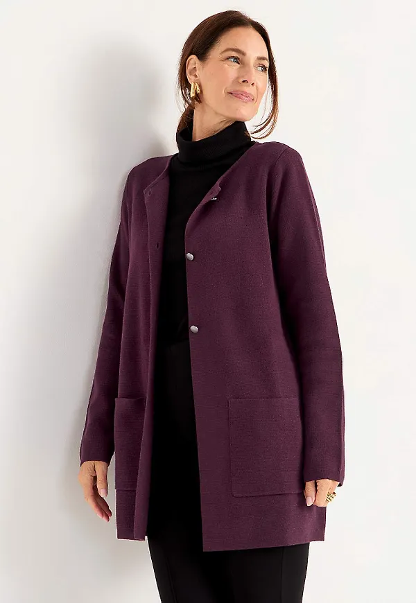 Cardigan i bomull