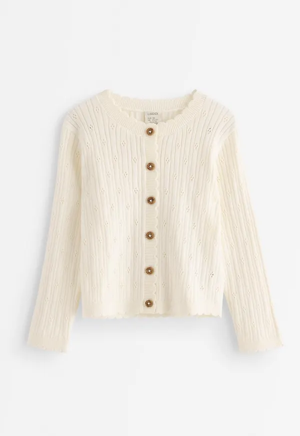 Cardigan i pointelle