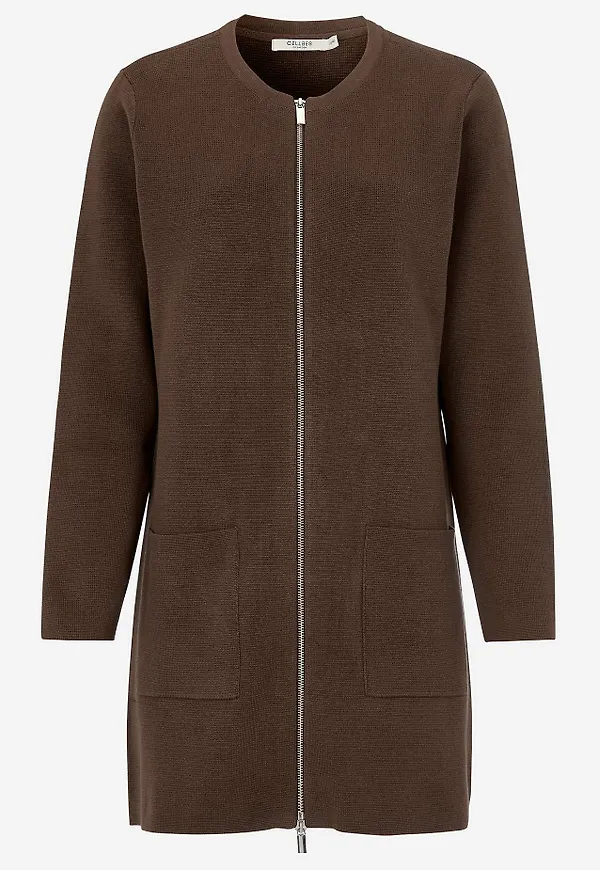 Cardigan med dragkedja
