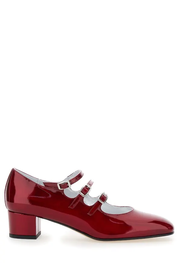 Carel, Skor, Dam, 40 EU, Läder, Kina24 Röda Reflex Pumps