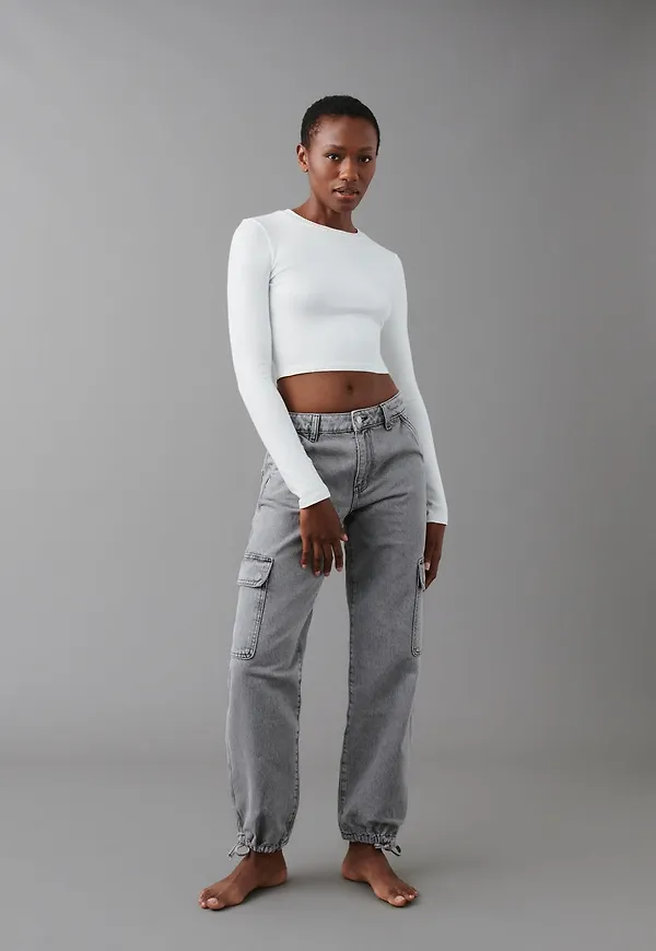 Cargo loose jeans