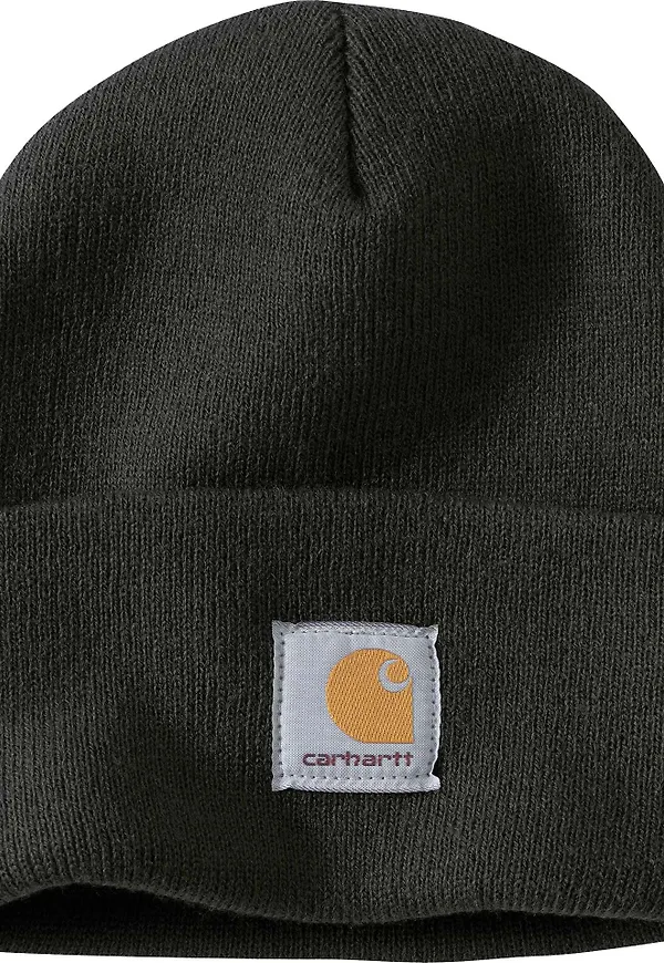 Carhartt Knitted Cuffed Beanie Black