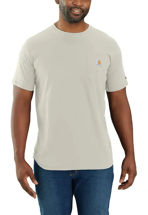 Carhartt Men's Carhartt Force Relaxed Fit Midweight Short-Sleeve Pocket T-Shirt Malt