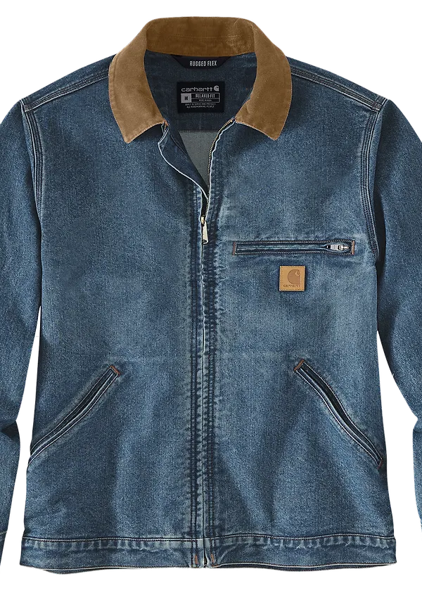 Carhartt Men's Denim Detroit Jacket Muskegon