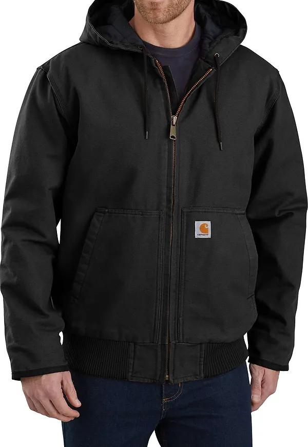 Carhartt Men's Duck Active Jacket Black