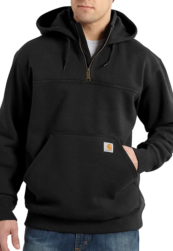 Carhartt Men's Heavyweight Quarter-Zip Sweatshirt Black
