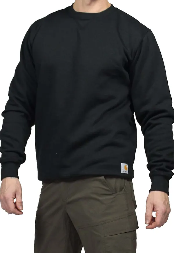 Carhartt Men's Midweight Crewneck Sweatshirt Black