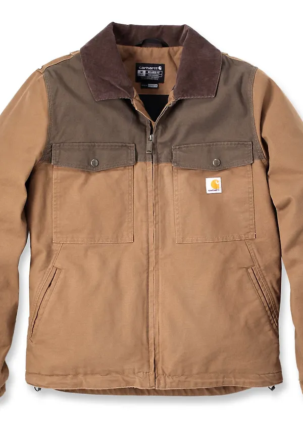 Carhartt Men's Montana Duck Insulated Jacket Carhartt Brown/coffee
