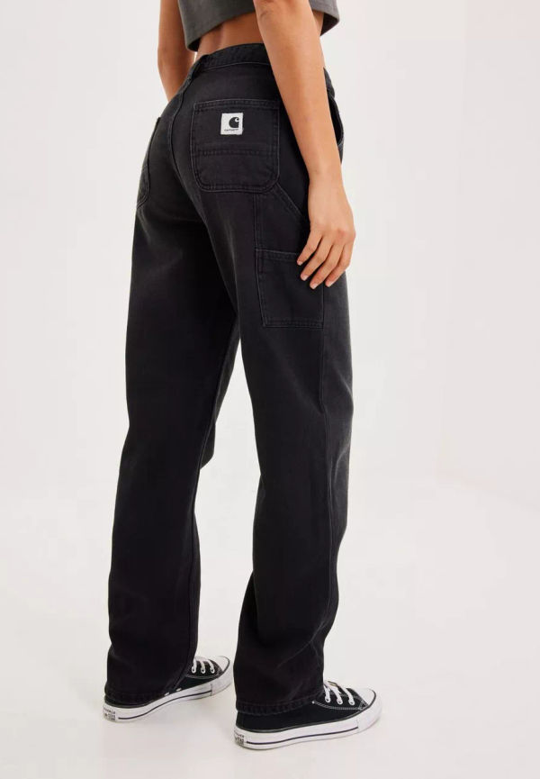 Carhartt WIP - Baggy jeans - Black - W' Pierce Pant Straight - Jeans