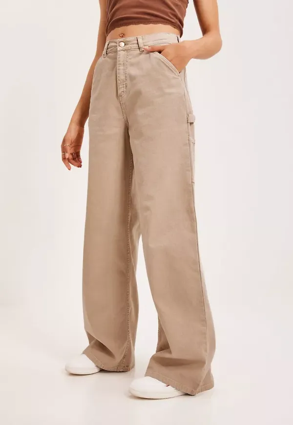 Carhartt WIP - Cargobyxor - Brown - W' Jens Pant - Byxor