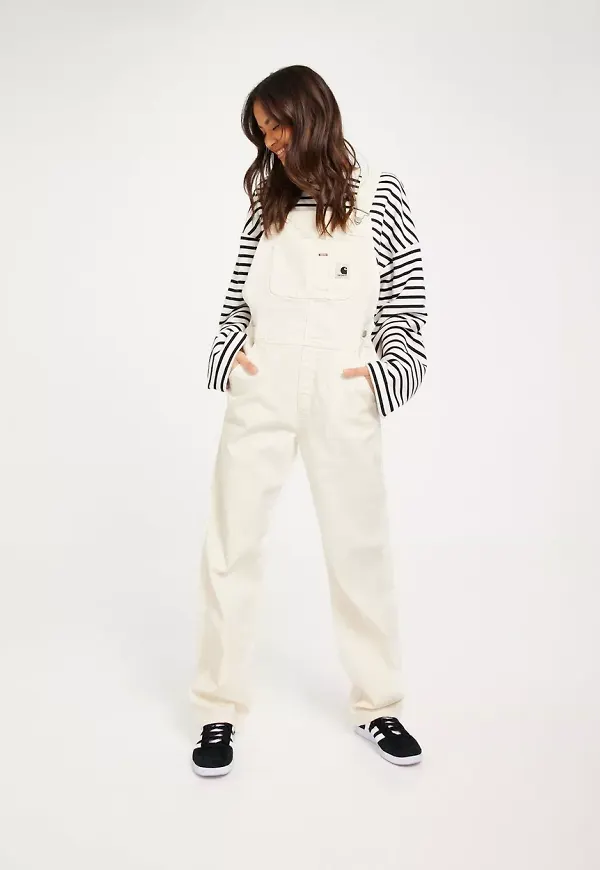 Carhartt WIP - Straight jeans - Waxed - W' Bib Overall Straight - Jeans