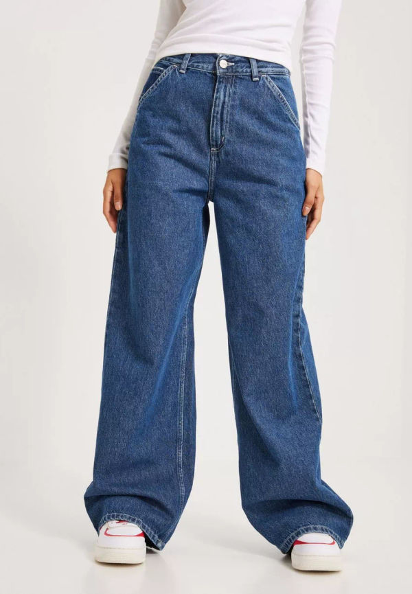 Carhartt WIP - Wide leg jeans - Blue - W' Jens Pant - Jeans