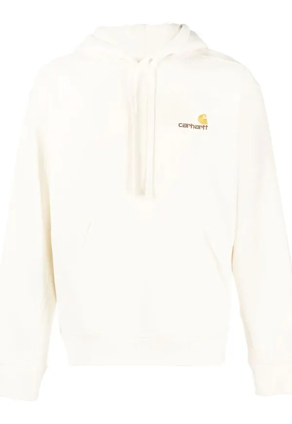Carhartt WIP American Script huvtröja - Neutral