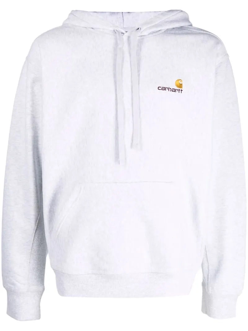 Carhartt WIP American Script pullover-hoodie - Grå