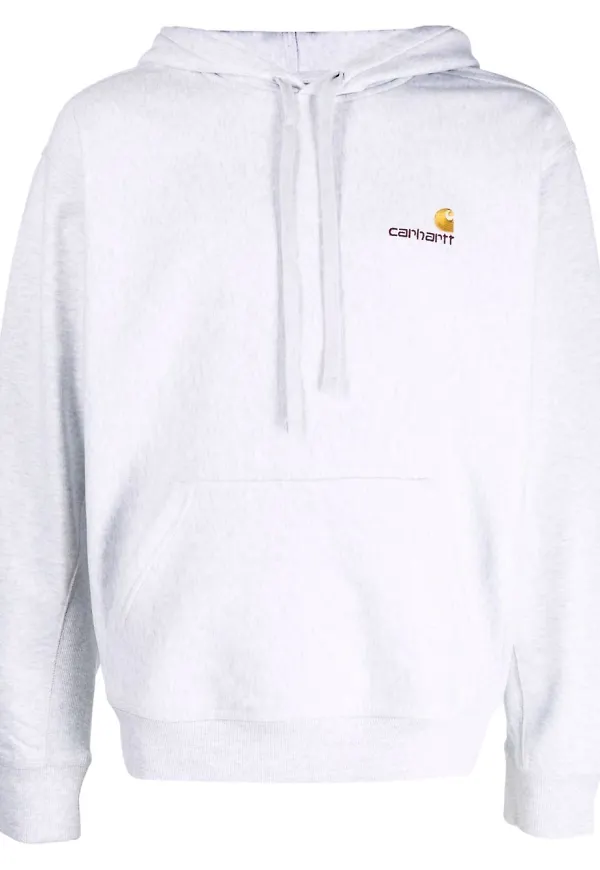 Carhartt WIP American Script pullover-hoodie - Grå