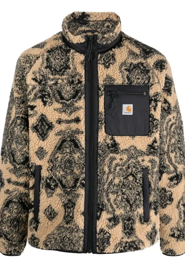 Carhartt WIP barockmönstrad bomberjacka - Neutral