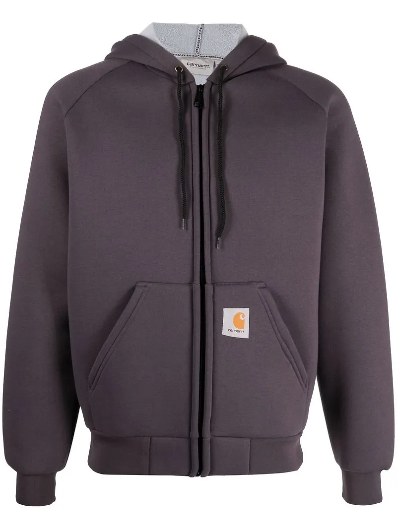 Carhartt WIP Car-Lux hoodie med dragkedja - Lila