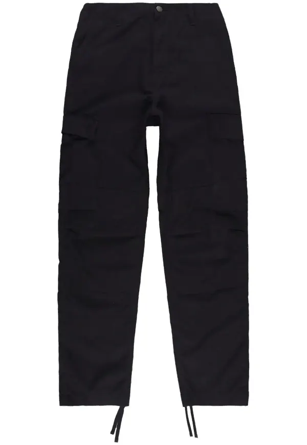 Carhartt WIP cargobyxor med dragsko - Svart