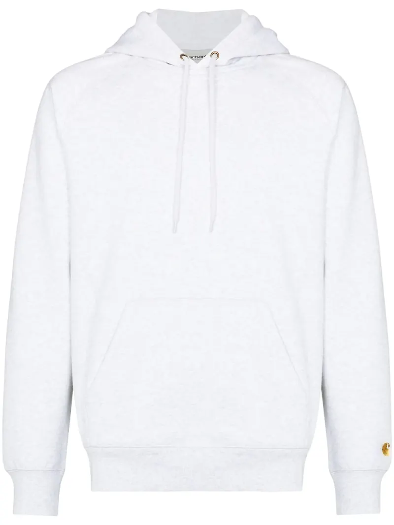 Carhartt WIP Chase hoodie med broderad logotyp - Neutral