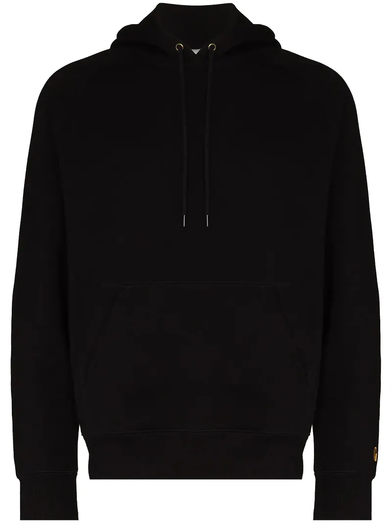 Carhartt WIP Chase hoodie med broderad logotyp - Svart