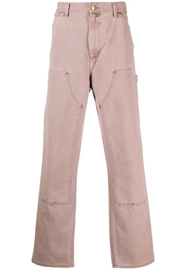 Carhartt WIP Double Knee utility-byxor - Rosa