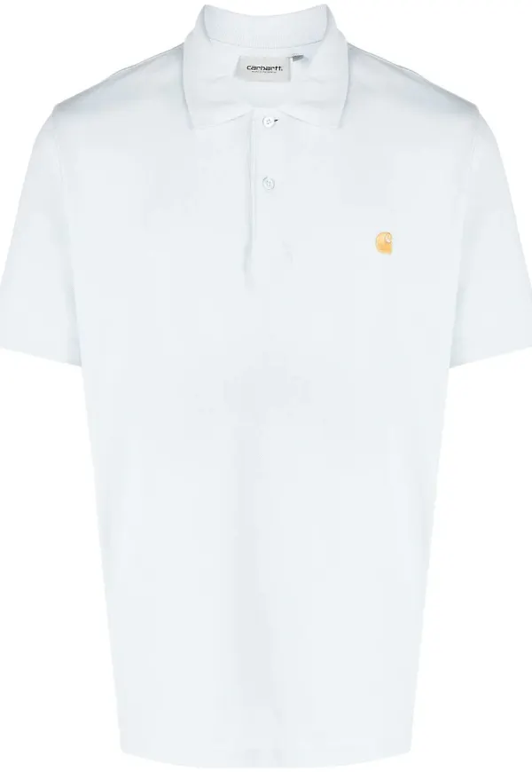 Carhartt WIP embroidered-logo polo shirt - Blå