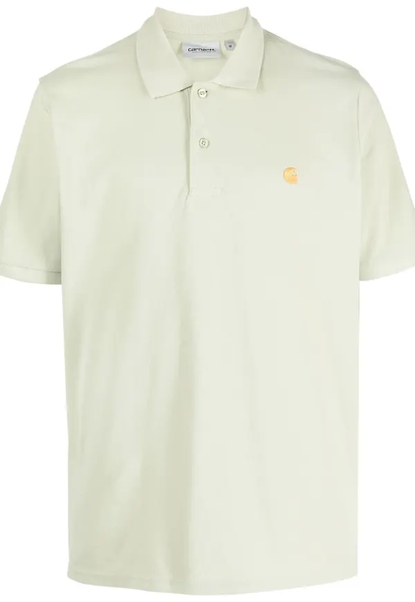 Carhartt WIP embroidered-logo polo shirt - Grön