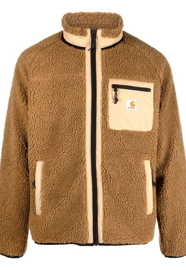 Carhartt WIP fårskinnsjacka - Brun