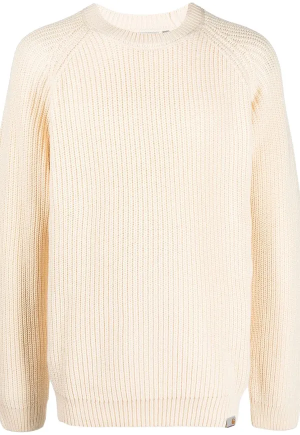 Carhartt WIP grovstickad tröja - Neutral
